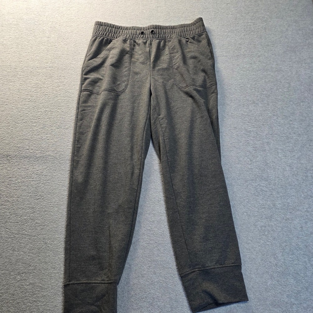 Jogger Sweatpants Hype Mens Charcoal Gray Medium Elastic Waist Pockets
